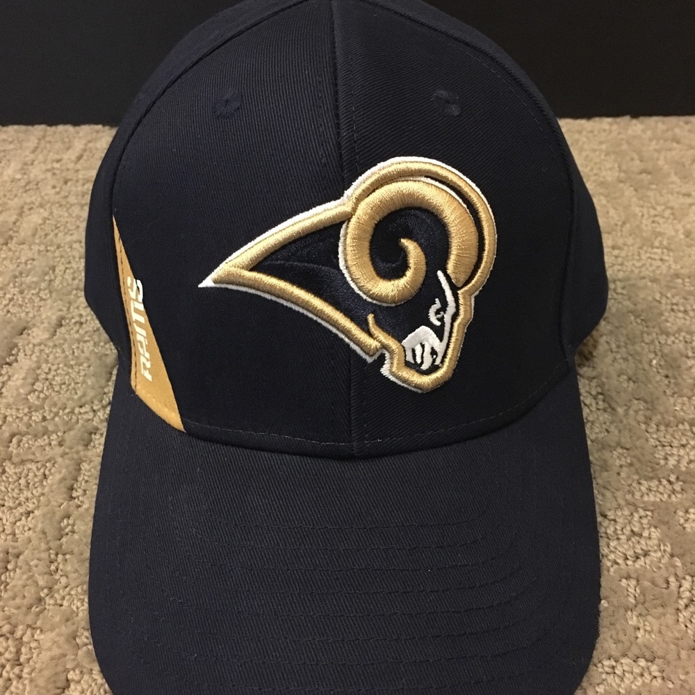 St. Louis Rams Black NFL Hat Or Cap Adjustable